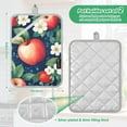 thumbnail image 6 of Yayeee Pot Holders Kitchen Heat Resistant with Pocket 7"x9.8" Cotton Oven Cooking Hot Pads, Blue Apple Pattern, 6 of 7