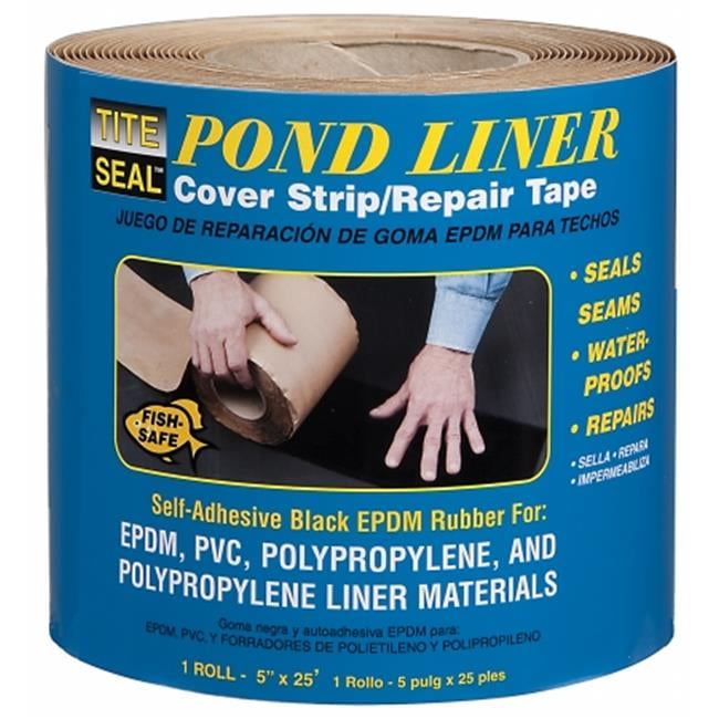 Tite Seal PLCS525 5 in X 25' Black Self Adhesive EPDM Rubber Repair