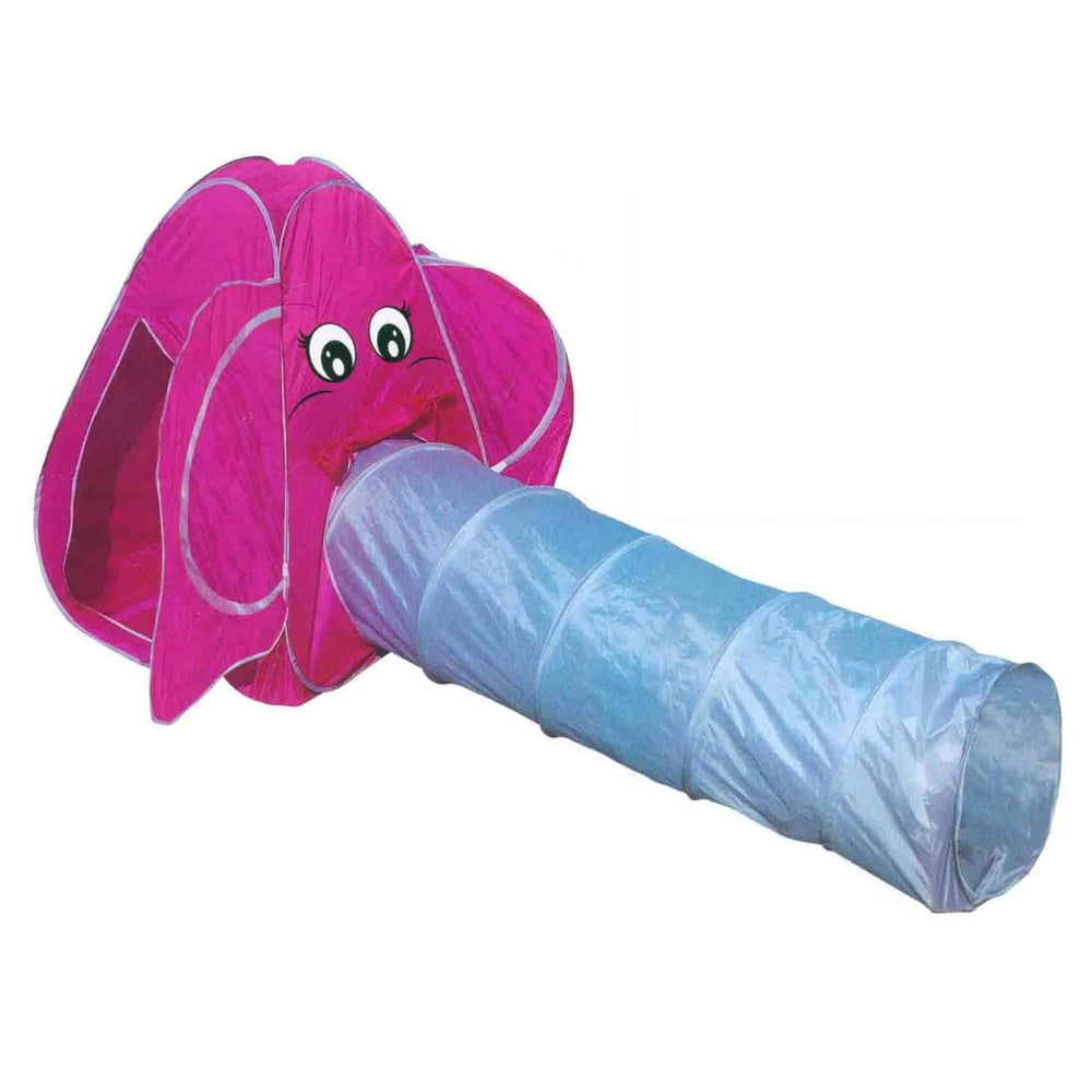 POCO DIVO Long Nose Elephant Tent 2pc Children Play Tunnel Popup Toy