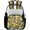 Multicolor 1, variant on Camouflage Clear Backpack for Stadium Events, Transparent Backpacks See Through Plastic Bag for Concerts & Work, Classic Woodland Camo