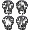 thumbnail image 1 of Set of 4 gutter toadstools approximately 13.2 x 14.5 cm (diameter x height), 1 of 2