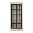 thumbnail image 4 of 71.2" Tall Display Storage Cabinet with Glass Doors, Coastal 5-tier Bookcase with Adjustable Shelves, 4 of 6