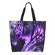 thumbnail image 1 of Disketp Purple Pattern White Tiger Bolsa Tote Estampada para Mujer, Bolso de Hombro y de Mano para Compras y Viajes, 1 of 8