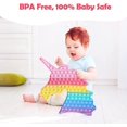 thumbnail image 3 of Big Pop Unicorn Fidget Toy, Rainbow Large Jumbo Poppers Bubbles Regalo para niñas, Juego gigante Juguete educativo sensorial para que los niños se mantengan ocupados y concentrados, 3 of 5