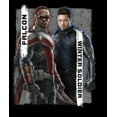 thumbnail image 2 of Men's Marvel The Falcon and the Winter Soldier New Team Graphic Tee Black Large, 2 of 5