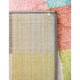 thumbnail image 5 of Unique Loom Whimsy Kids Collection Area Rug - Checks (5' 3" x 8' Rectangle Multi/Blue), 5 of 9