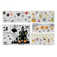 thumbnail image 6 of 2Pcs/4Pcs Glass Decal Witch Ghost Bat Festive Exquisite Decorative PVC Halloween Pumpkin Window Stickers Party Supplies, 6 of 8