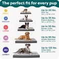 thumbnail image 6 of FurHaven Ultra Plush Orthopedic Deluxe Mattress Pet Bed for Dogs & Cats - Gray, Large, 6 of 9