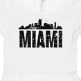 thumbnail image 4 of Inktastic Miami Skyline Grunge Girls Baby Dress, 4 of 5