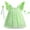 Green, variant on Juslio Dresses Girls Round Neck Kids Clothing Sleeveless Girls Dress