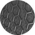 thumbnail image 1 of Ahgly Company Machine Washable Indoor Round Transitional Charcoal Black Area Rugs, 6' Round, 1 of 7