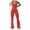 Red, variant on HXWCHs Jumpsuits with Pockets for Women Women's Tight Fitting Yoga Jumpsuit for Exercise with Built-In Support and Body Shaping Design M Wine