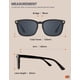 thumbnail image 5 of Gafas de sol polarizadas clásicas cuadradas TIJN UV400 para hombres y mujeres, 5 of 7