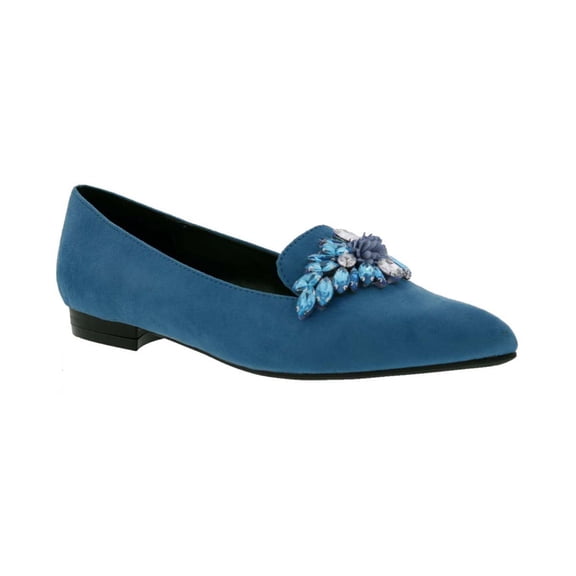 Bellini Fabulous Ii Women Slip-on Shoes In Blue Microsuede