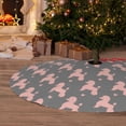 thumbnail image 6 of Picia Poodle Dog Print Christmas Tree Skirt , Christmas Tree Skirt Ornaments for Merry Christmas Holiday Party Decorations Indoor Outdoor-36", 6 of 7