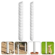 VBXOAE 10-Pack Fiberglass Wick Replacement for Oil Lamps & Torches,10 Long x 0.5 Diameter,Easy-Cut,Long-Lasting for Outdoor & Indoor Use White