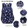 thumbnail image 4 of Mochila con estampado de margaritas de trigo dorado con lonchera y estuche para lápices, 4 of 7