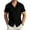 Black, variant on HAOMEILI Men's Casual Button Down Shirts Short Sleeve Textured Summer Beach Shirt with Pocket