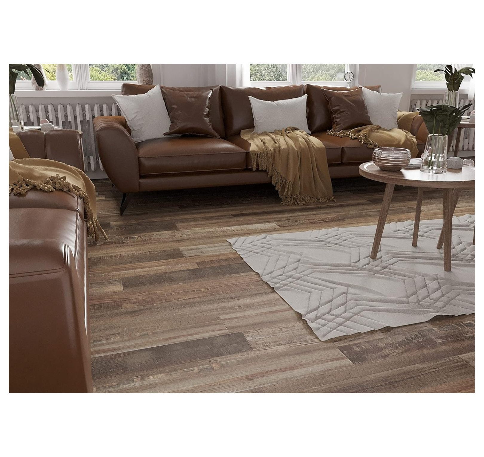 Builder's Choice 7.12 in. W X in. L Redefined Pine Vinyl Plank Flooring 23.77 sq ft