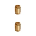 thumbnail image 3 of Riwesomey Válvula de retención de resorte Tapa antirretorno Latón Tamaño compacto Multipropósito Accesorios universales para el hogar DN20 2piezas, 3 of 6