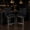 Black, variant on Velvet Barstools Set of 2, Modern Counter Height Stools with Button Back & Rivet Trim, Chromed Metal Base, Upholstered Kitchen Island Chairs with Wingback Design, Light Blue