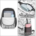 thumbnail image 4 of Game Controller White Pattern 17" School Backpacks for Teens,Waterproof Oxford Fabric,S-Shape Padded Straps for School,Travel,Hiking,Camping, 4 of 6