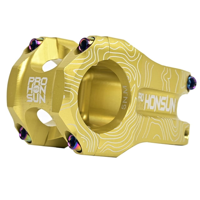 Langgg Bike Stem Frame Fitting Modification Professional Bikes Accessories Bicycles Handlebar Rise Stems Front Handlebars Components Blue Golden