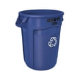 thumbnail image 1 of Contenedor Brute Rubbermaid s/Tapa,75.7L, Azul LogoReciclaje Rubbermaid FG262073BLUE, 1 of 2