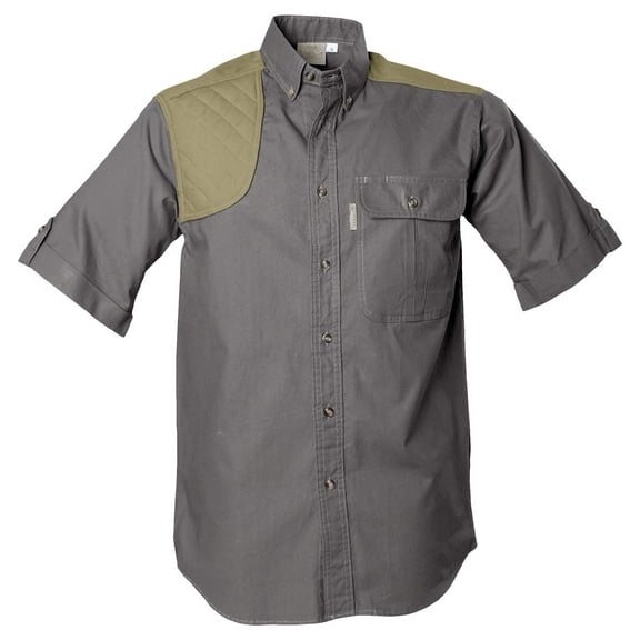 Tag Safari Men's Upland Short Sleeve Shirt (Olive/Khaki, XX-Large)