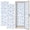 Color 4, variant on 2 Pcs School Locker Magnetic Wallpaper 12" x 36" Pink Ribbon Bow Light Blue Polka Dot Reusable Removable Locker Accessories Back to School Supplies