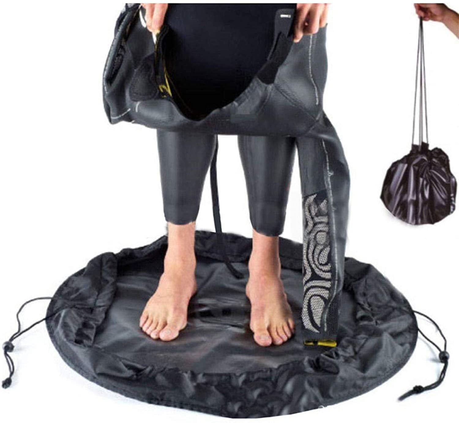 Waterproof Dry-Bag with Handles Straps Red Durable Wetsuit Changing Mat 