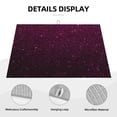 thumbnail image 3 of Honeii Dark Purple Glitter Print Kitchen Drying Mat Coffee Bar Mat Hide Stain Coffee Maker Mat for Countertops Coffee Pot Dish Drying Mat, 3 of 7