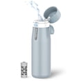 thumbnail image 1 of PHILIPS Botella de agua filtrada, botella purificadora de agua aislada de acero inoxidable para la vida diaria y viajes, sin BPA con filtro diario GoZero para agua del grifo más limpia y sabrosa, mant, 1 of 5