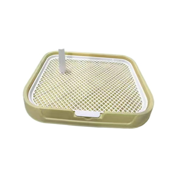 Esquirla Indoor Dogs Potty Train Pads Mesh Training Toilet Potty Tray Dogs Potty Pad for Yellow