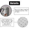 thumbnail image 6 of 4PCS Funny Monkey Shower Curtain Sets with Rugs, Waterproof Fabric Grey Shower Curtain, Cool Hilarious Chimpanzee Black White Animal Wildlife Bathtub Red Wine Modern Boys Men Bathroom Decor, 6 of 7
