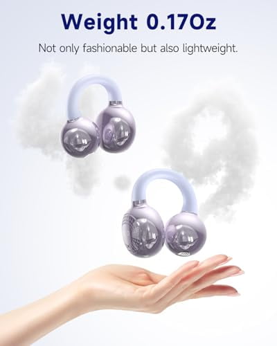 aigo CA05 Open Ear Earbuds Clip on Wireless Bluetooth 5.4
