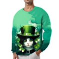 thumbnail image 5 of JHLZHS Sweat-Shirt Oversize Col Rond Hommes Manches Longues Mode Décontractée Imprimé 3D Pull à Capuche Grande Taille Sweat-Shirts pour Hommes Fermeture Éclair Sweat-Shirt Hommes Xsmall, 5 of 5