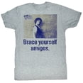 thumbnail image 1 of Bill and Ted Brace Yourself Gray Heather Adult T-Shirt, 1 of 1