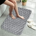 thumbnail image 6 of HongHeng Clearance Under $2.00 Solid Color Floor Mats Thickened Non-slip Foot Mats Bathroom Absorbent Blanket Quick-drying Bedroom Doormat, 6 of 8
