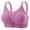 c01Purple, variant on No Underwire T-Shirt Bra for Women Wireless Padded Full Coverage Bralette Everyday Breathable Comfort Support Bra Brown 44