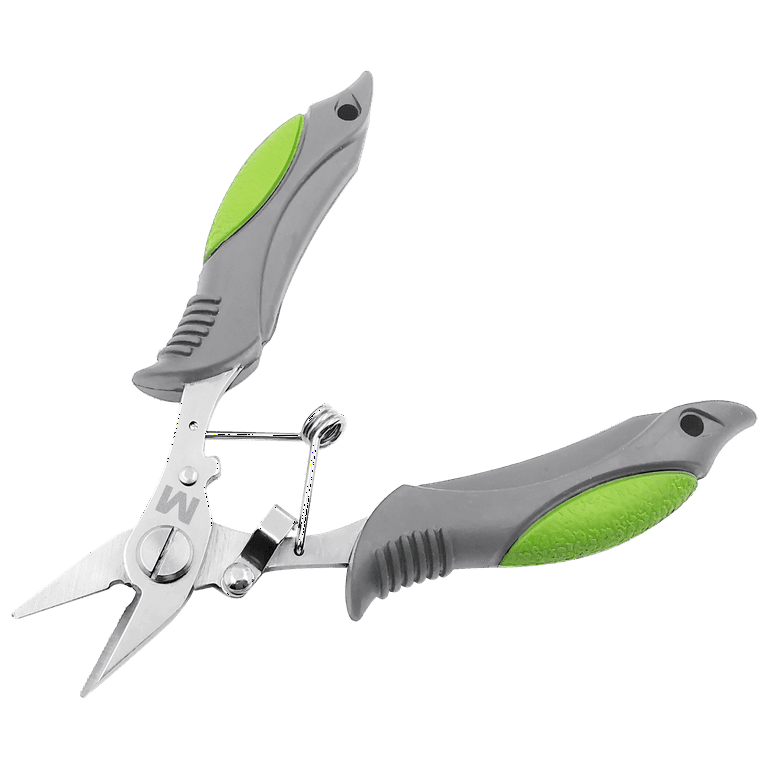 Mustad 5 Heavy Duty Stainless Steel Braid and Fishing Line Cutter -  Greenline