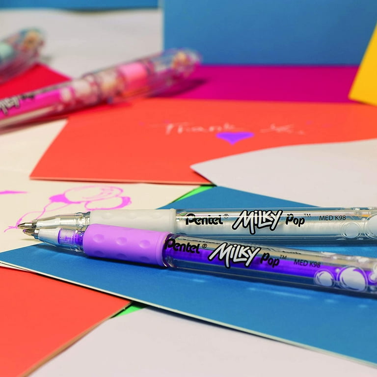 Pentel Milky Gel Rollers Pens 90's K106 In Package RARE (READ Descrip)  VINTAGE for sale online