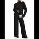 thumbnail image 1 of Conjuntos de 2 Piezas para Mujer para Otoño: Suéter de Punto de Viaje, Pantalones Anchos y Chándal para Estar en Casa. Negro L, 1 of 7