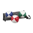 thumbnail image 3 of 3x pelotas de malabarismo pelotas de malabarista juguete de malabarismo para lanzar a mano con bolsa de malla para actividades, 3 of 9