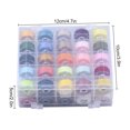 thumbnail image 3 of Billuyoard 50 unids/caja de hilos de bobina preenrollados aleatorios de Color, bricolaje, artesanía, bordado, acolchado, máquina de coser, carrete de hilo De coser Billuyoard HA5893-00B, 3 of 6