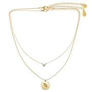 Time and Tru Women's Sagittarius Zodiac Necklace Set, 2-Piece