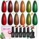 thumbnail image 1 of Set de esmaltes de uñas Beetles 6 colores con purpurina en gel, 7,5 ml, 1 of 7