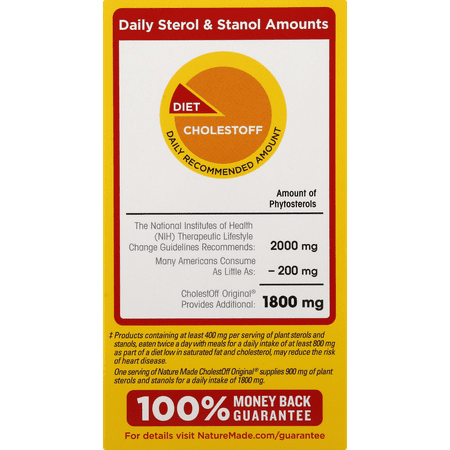 Nature Made CholestOff 60 Caplets (Pack of 3)
