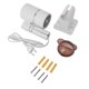 thumbnail image 2 of 1000W Foldable Hair Dryer Compact 3 Gears Adjustable Negative Ionic Hair Dryer for Desk White Golden EU Plug 220V, 2 of 5