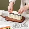 thumbnail image 5 of Sushi Making Kit - Sushi Molds Press with Sushi Rice Mold Shapes, DIY Sushiss & Onigiri Tool Set with Molds, Roller, Spreader & Cutter for Home Use(Round Type), 5 of 7